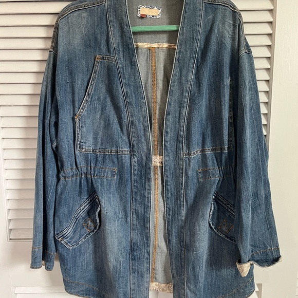 Pilcro Midweight Denim Anorak-style Jacket - Picture 1 of 4